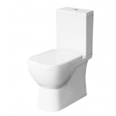 Унитаз-компакт напольный с бачком Sanita Luxe QUADRO SLIM WC.CC/Quadro/2-SlimDM/WHT.G/S1 с сиденьем Soft close Унитаз-компакт напольный с бачком Sanita Luxe QUADRO SLIM WC.CC/Quadro/2-SlimDM/WHT.G/S1 с сиденьем Soft close